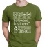 Tricou pentru bărbați T2306 verde armată