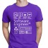 Tricou pentru bărbați T2306 violet