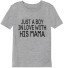 Tricou pentru copii B1454 gri