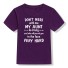 Tricou pentru copii B1548 violet închis