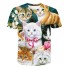 Tricou pentru copii cu animal B1567 C