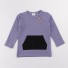 Tricou pentru copii cu maneci lungi T2512 violet deschis