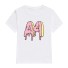 Tricou pentru copii T2533 alb