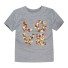 Tricou pentru fete LOVE J3289 gri