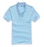 Tricou polo Jay J3518 pentru bărbați albastru deschis