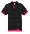 Tricou polo Jay J3518 pentru bărbați negru roz