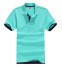 Tricou polo Jay J3518 pentru bărbați turcoaz