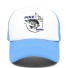 Trucker-Cap mit Fisch hellblau