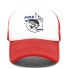 Trucker-Cap mit Fisch rot