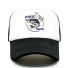 Trucker-Cap mit Fisch schwarz