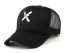 Trucker-Cap mit Kreuz schwarz