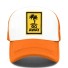 Trucker-Cap mit Palmen orange