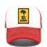 Trucker-Cap mit Palmen rot