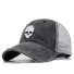 Trucker-Cap mit Totenkopf schwarz