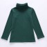 Turtleneck pentru copii verde inchis