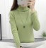 Turtleneck pentru femei A2125 verde