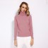 Turtleneck pentru femei A2961 roz