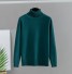 Turtleneck pentru femei G227 verde inchis