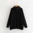 Turtleneck pentru femei G248 negru