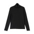 Turtleneck pentru femei G372 negru