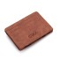 Ultra cienki portfel brązowy