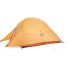 Ultralekki namiot zewnętrzny dla 2 osób pomarańczowy