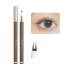 Ultratenká tekutá ceruzka na oči s dvoma hrotmi na vykreslenie spodných rias Tenké pero na očné linky coffee