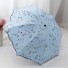 Umbrelă pentru femei T1395 albastru deschis
