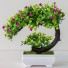 Umělá bonsai v květináči tmavě růžová