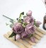 Umelá kytice pivoniek levanduľová