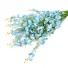 Umelá kytice Vemeníku svetlo modrá