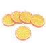 Umelé citrusové plátky 10 ks oranžová