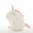 Unicorn de pluș 25 cm alb