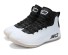 Unisex basketbalové topánky bielo-čierna