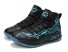 Unisex kosárlabda cipő fekete és kék