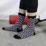 Unisex ponožky - Šachovnica čierna