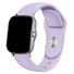 Universelles Silikonarmband 20 mm lavendel