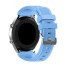 Universelles Silikonarmband 20 mm T891 hellblau