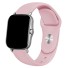 Universelles Silikonarmband 22 mm rosa