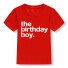 Urodzinowa koszulka chłopięca B1625 czerwony