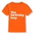 Urodzinowa koszulka chłopięca B1625 pomarańczowy