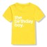 Urodzinowa koszulka chłopięca B1625 żółty