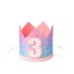 Urodzinowy kapelusz z cyfrą 3