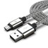 USB-auf-Micro-USB-Datenkabel K514 silbern