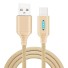 USB-auf-Micro-USB/USB-C-Datenkabel K625 golden