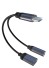 USB-C - 3,5 mm-es jack / USB-C K74 adapter sötét szürke