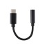 USB-C adapter 3,5 mm-es jack K119 fekete