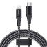 USB-C-auf-Lightning-K605-Datenkabel schwarz