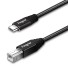 USB-C / USB-B kábel pre tlačiarne M / M čierna