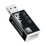 USB čítačka pamäťových kariet J65 čierna